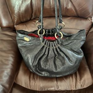 Jenrigo Italian Leather Black Handbag - Genuine Leather Made In Italy
